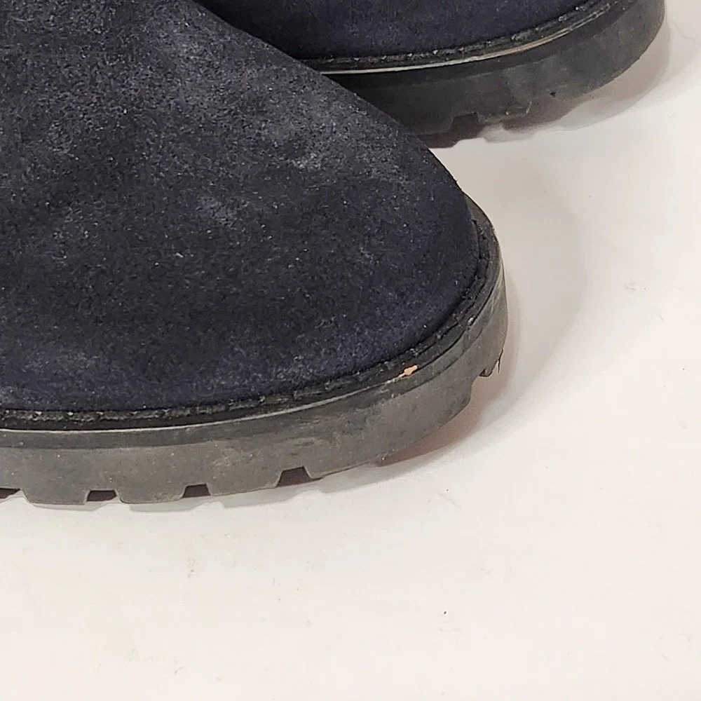 Coach Men's Designer Desert Boot‎ Size 9D Midnight Navy Color